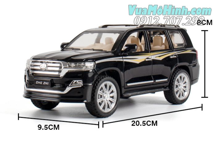 Mô hình xe ô tô Toyota Land Cruiser PRADO tỉ lệ 1:24