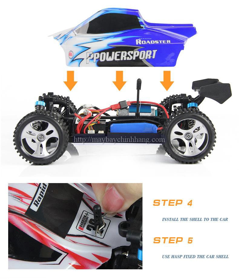 đồ chơi mô hình xe hơi Buggy 959 xe ô tô đua địa hình off road điều khiển từ xa chính hãng tốc độ cao