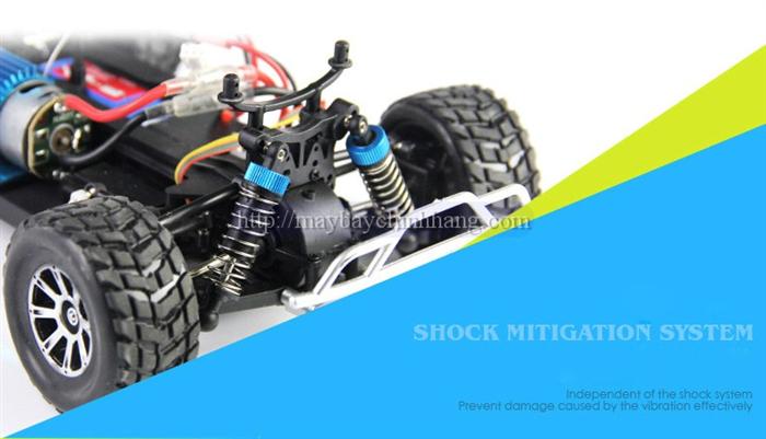 đồ chơi mô hình xe hơi WLtoys A969 xe ô tô đua địa hình off road điều khiển từ xa 2 cầu chính hãng tốc độ cao