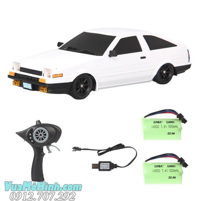 Ô tô điều khiển từ xa AE86 tỉ lệ 1/18 mô hình xe toyota cổ đồ chơi xe hơi