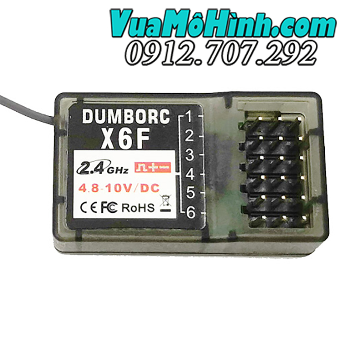 bộ tay điều khiển tx rx dumborc dumbo rc rbrc rbr/c x4 x6 xgf x6fg 4 6 kênh ch channel chanel