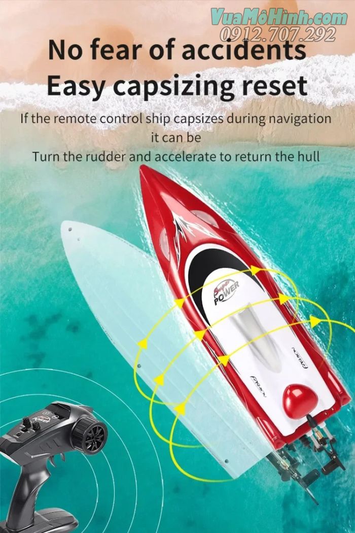 tàu thuyền xuồng cano điều khiển từ xa HJ806B HJ806 HJ 806 806B