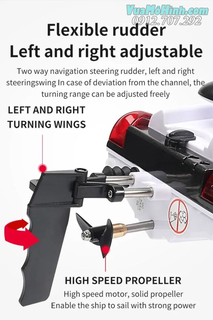 tàu thuyền xuồng cano điều khiển từ xa HJ806B HJ806 HJ 806 806B