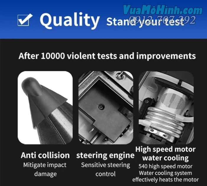 tàu thuyền xuồng cano điều khiển từ xa HJ806B HJ806 HJ 806 806B