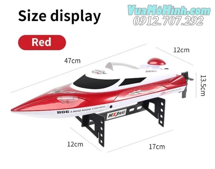 tàu thuyền xuồng cano điều khiển từ xa HJ806B HJ806 HJ 806 806B
