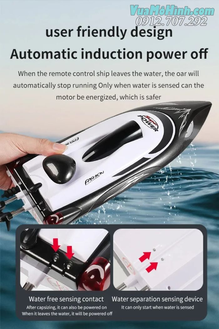 tàu thuyền xuồng cano điều khiển từ xa HJ806B HJ806 HJ 806 806B