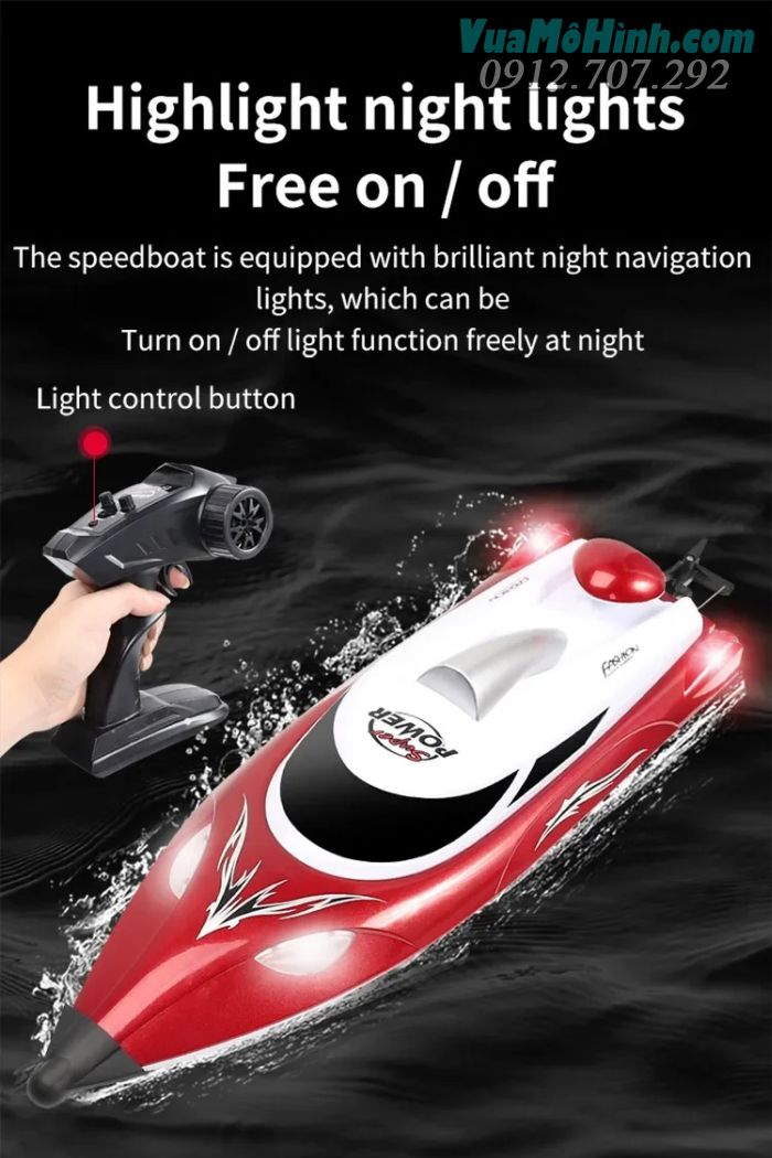 tàu thuyền xuồng cano điều khiển từ xa HJ806B HJ806 HJ 806 806B