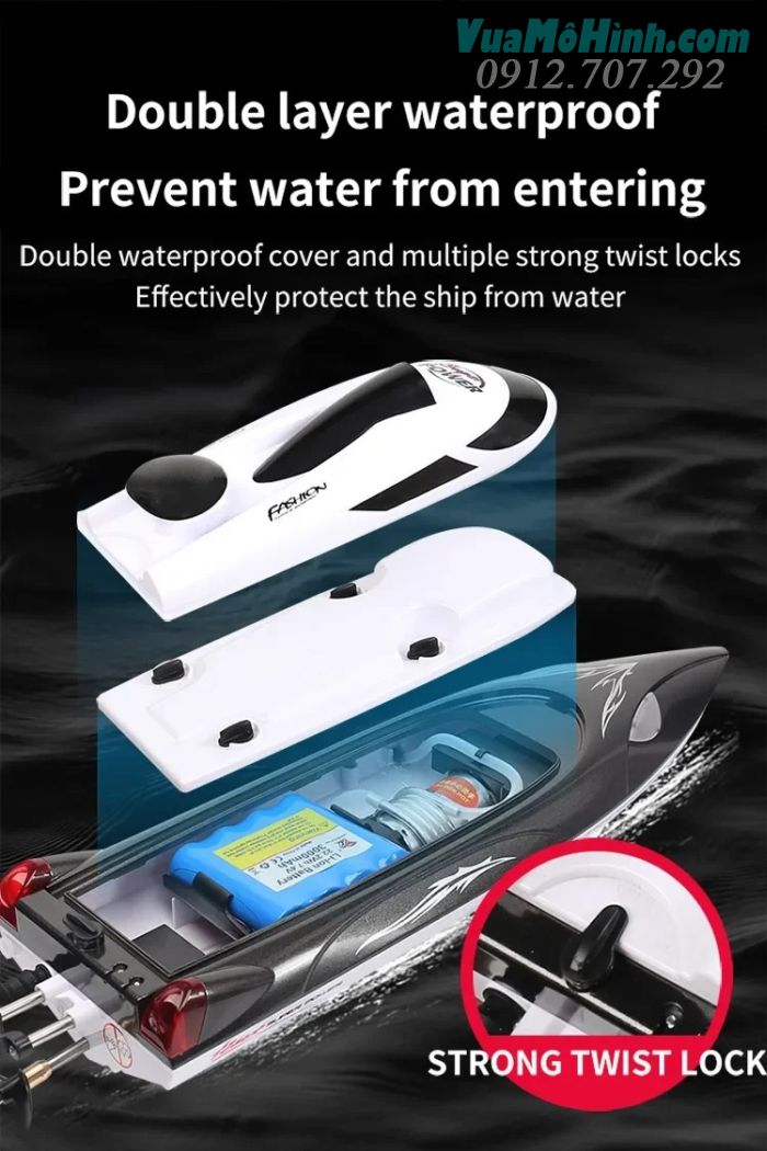 tàu thuyền xuồng cano điều khiển từ xa HJ806B HJ806 HJ 806 806B