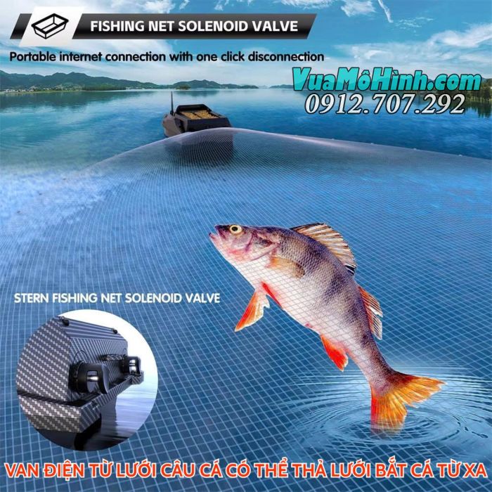 Thuyền thả mồi Flytec V080 GPS điều khiển từ xa có sonar dò cá, tải trọng 3kg, pin 20000mAh, phạm vi 800 mét.