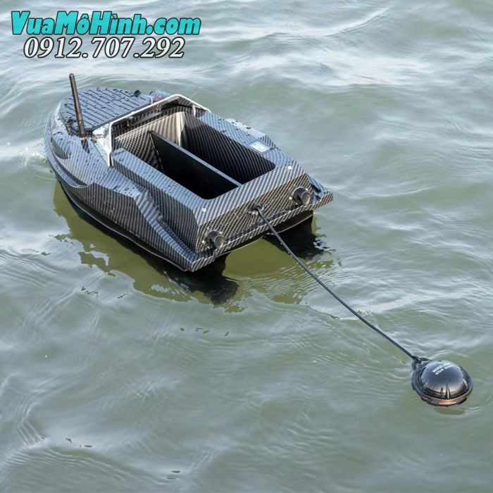 Thuyền thả mồi Flytec V080 GPS điều khiển từ xa có sonar dò cá, tải trọng 3kg, pin 20000mAh, phạm vi 800 mét.