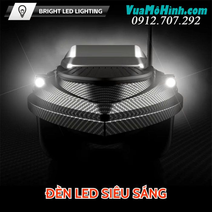 Thuyền thả mồi Flytec V080 GPS điều khiển từ xa có sonar dò cá, tải trọng 3kg, pin 20000mAh, phạm vi 800 mét.