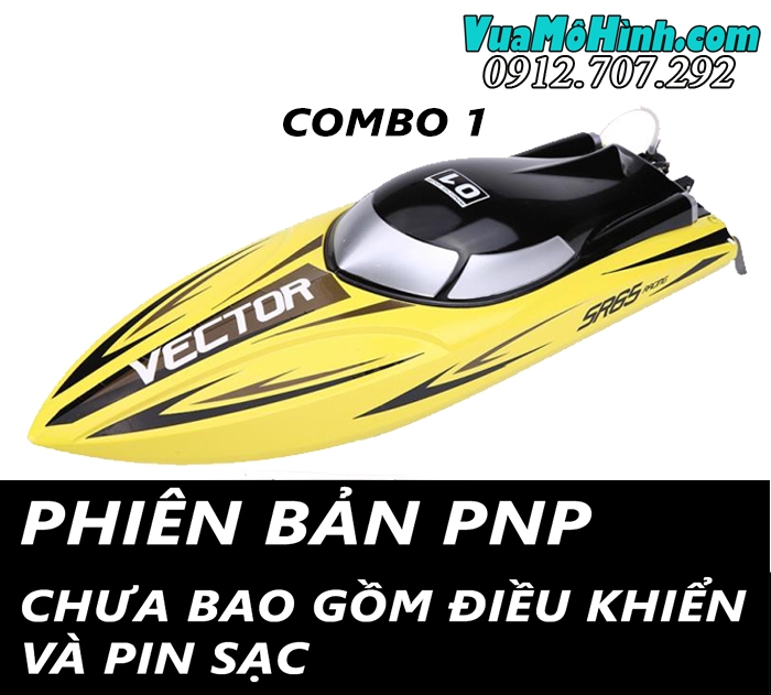 Vector SR65 v792-5 tàu Cano Volantex điều khiển từ xa pnp tốc độ cao ft001