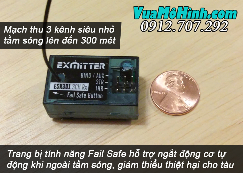 mạch thu sóng rx cano điều khiển vector sr48