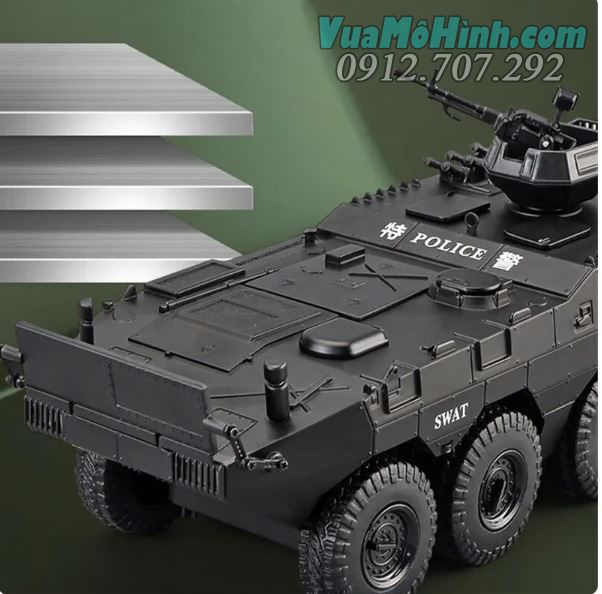 mô hình tĩnh diecast đồ chơi xe ô tô chiến đấu bọc thép quân đội type 08 tỷ lệ 1:32 , xe oto quân sự bằng hợp kim