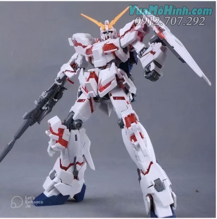 mô hình đồ chơi robot biến hình người máy lắp ghép Gundam RG Unicorn 1/144 RX78 , rô bốt siêu nhân lắp ráp bandai