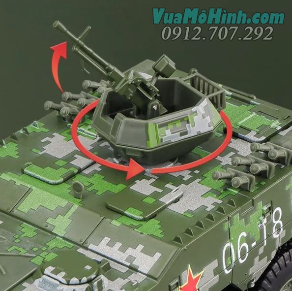 mô hình tĩnh diecast đồ chơi xe ô tô chiến đấu bọc thép quân đội type 08 tỷ lệ 1:32 , xe oto quân sự bằng hợp kim
