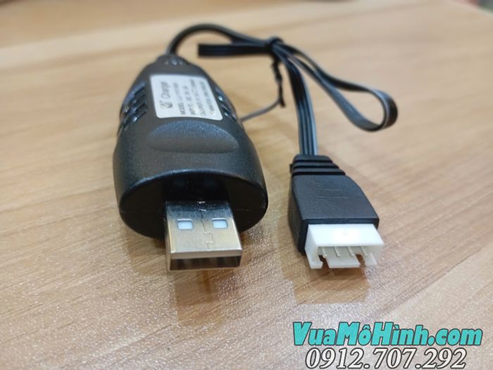 dây sạc usb cho pin 3s 11.1v chính hãng