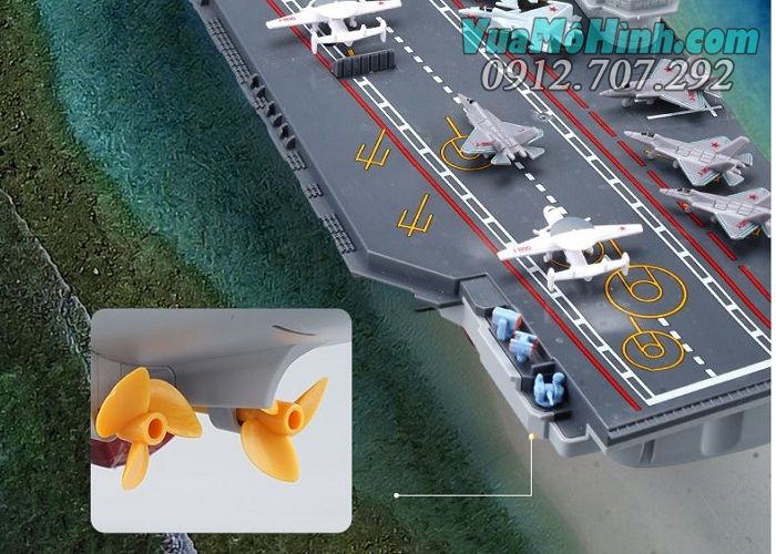 Tàu khu trục sân bay cỡ lớn T41 hãng JJRC mô hình hàng không mẫu hạm JY-9801 tàu chiến cano tàu thuỷ thuyền