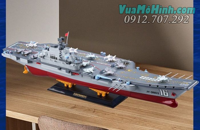 Tàu khu trục sân bay cỡ lớn T41 hãng JJRC mô hình hàng không mẫu hạm JY-9801 tàu chiến cano tàu thuỷ thuyền 