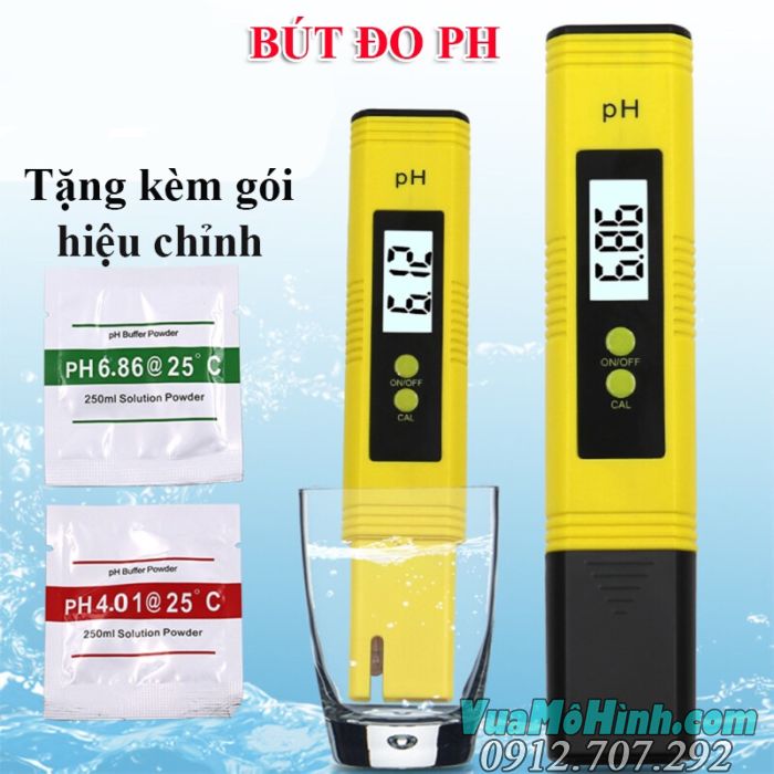 Bút đo pH dụng cụ kiểm tra độ mặn chua phèn axit của nước 