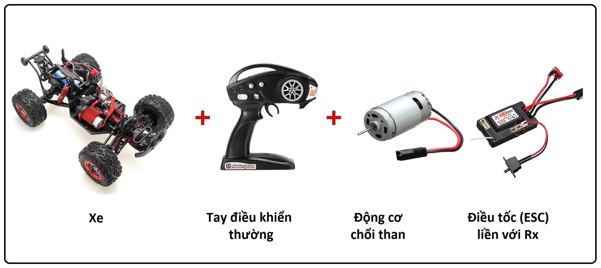 đồ chơi mô hình xe máy charge 04 xe mô tô địa hình 4 bánh off road điều khiển từ xa chính hãng giá rẻ