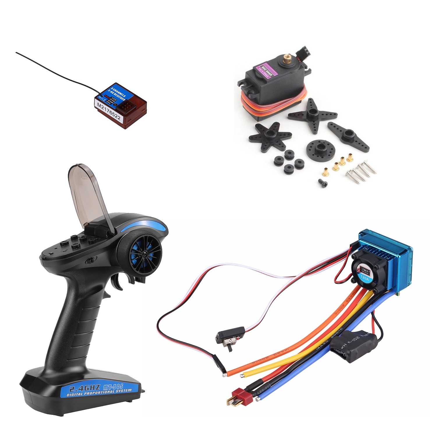 gói combo bộ linh phụ kiện độ chế mô hình xe ô tô điều khiển từ xa