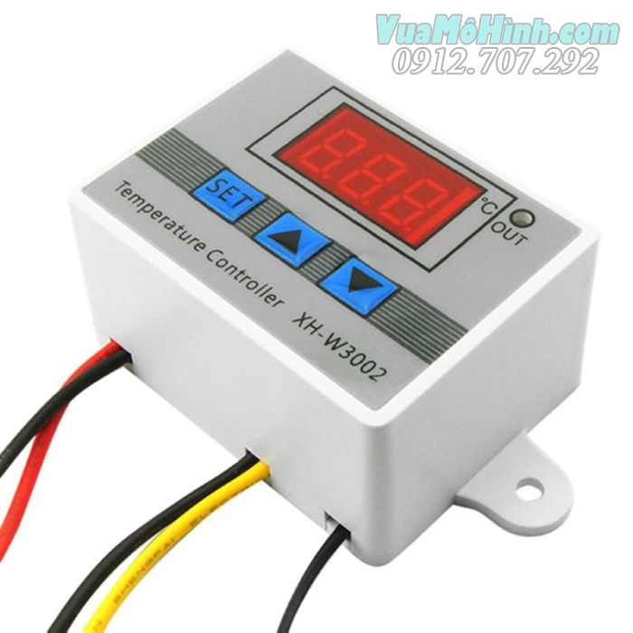Bộ điều khiển nhiệt độ kỹ thuật số XH-W3002 ấp trứng gà vịt ngan chim W3002 úm vật nuôi gia cầm, chế máy làm sữa chua, khống chế kiểm soát nhiệt độ