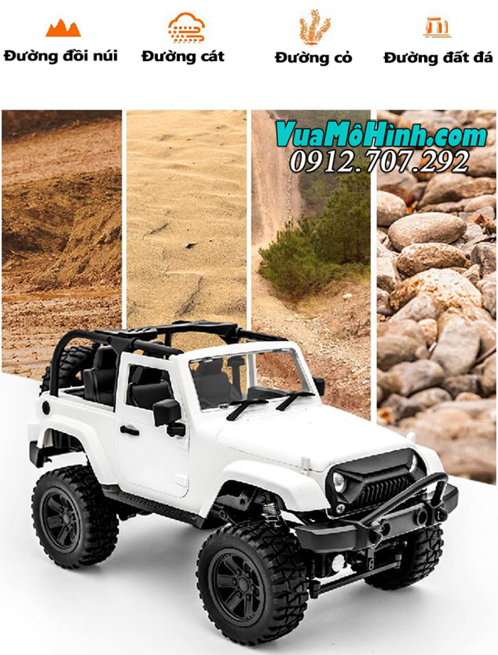 LeadingStar F1 Leading Star mô hình xe ô tô jeep địa hình rock crawler đồ chơi điều khiển từ xa