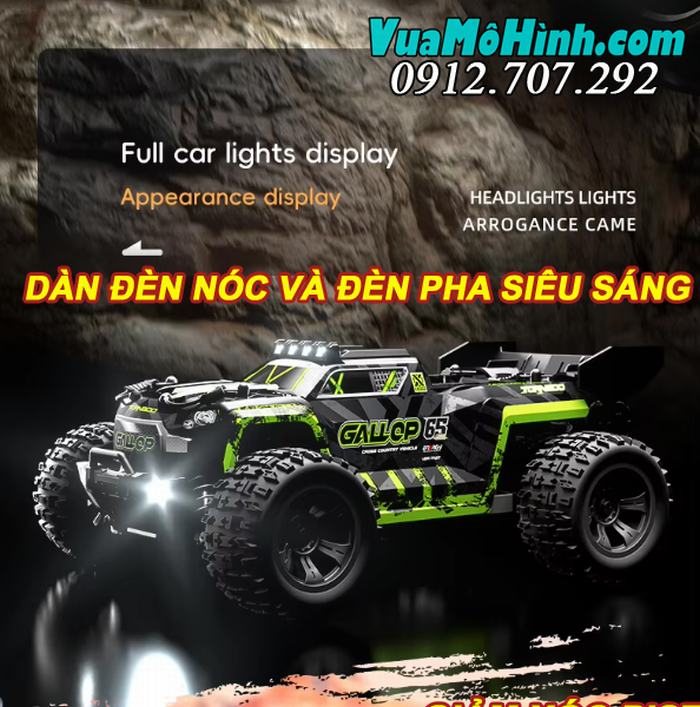 xe ô tô mô hình địa hình điều khiển từ xa tốc độ cao LH-18108 Land Raider Gallop