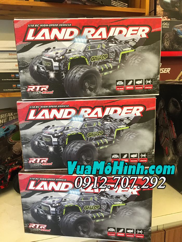 xe ô tô mô hình địa hình điều khiển từ xa tốc độ cao LH-18108 Land Raider Gallop