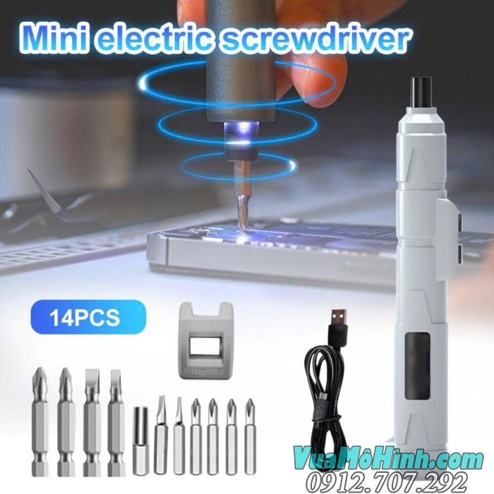 Máy vặn ốc vít điện USB 3.6V 150RPM mini đa năng