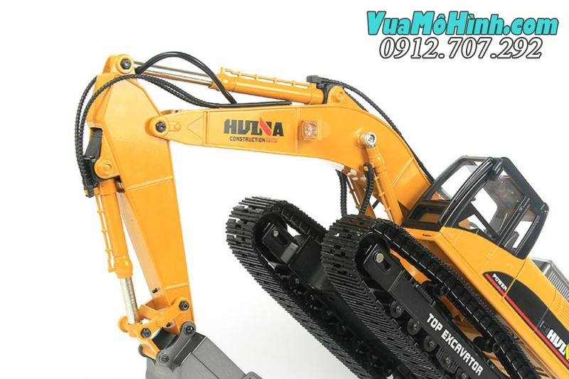 Xe xúc ủi điều khiển từ xa Huina 1510 tỉ lệ 1:18 chính hãng
