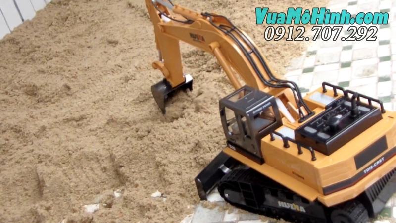 Xe xúc ủi điều khiển từ xa Huina 1510 tỉ lệ 1:18 chính hãng
