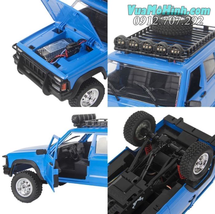 MN78 MN 78 MN-78 Mô hình xe địa hình điều khiển từ xa Truck Through 2.4G RTR xe ô tô leo núi