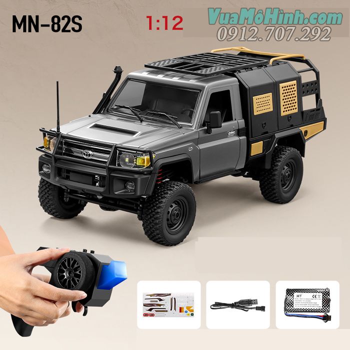 Xe ô tô địa hình điều khiển từ xa RC car MN82 MN82S Toyota Land Cruiser LC79 Super Tourier Patriot Campers