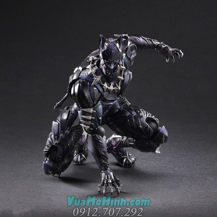 Mô hình nhân vật Báo đen Black Panther PAK - Play Arts Kai phim Marvel 