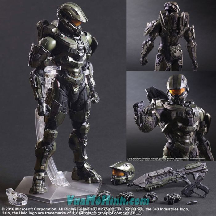 Mô hình nhân vật game Halo 5 Guardian Master Chief cao 25cm