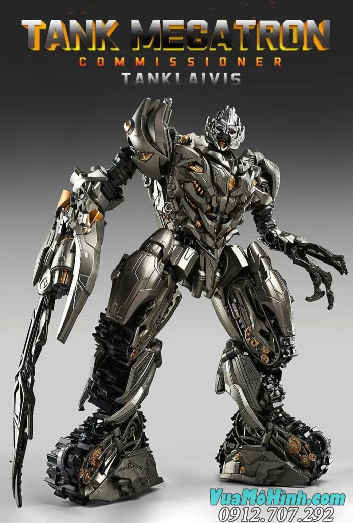 Mô hình YouHu 6618D Megatron Galvatron Mega Tank robot biến hình cao cấp