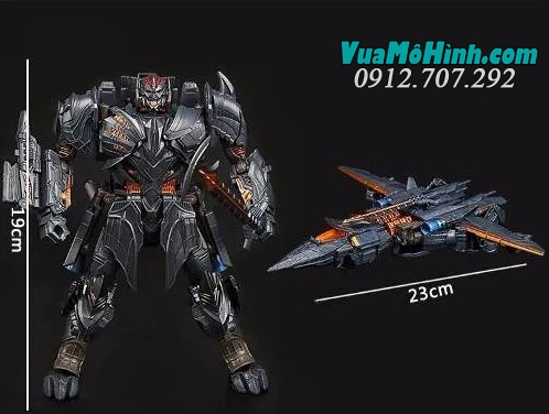 H6001-2 YS-02 mô hình robot Megatron Transfomers transformer đồ chơi lắp ghép biến hình máy bay