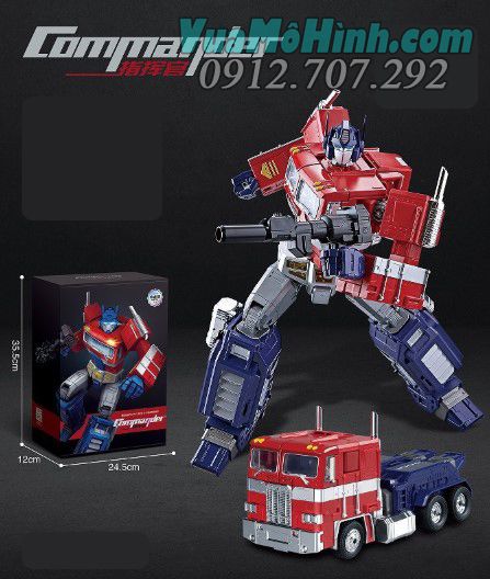 Mô Hình Transformers YOUHU Optimus Prime phiên bản ALLOY COMMANDER 8898D Transformer MPP-10