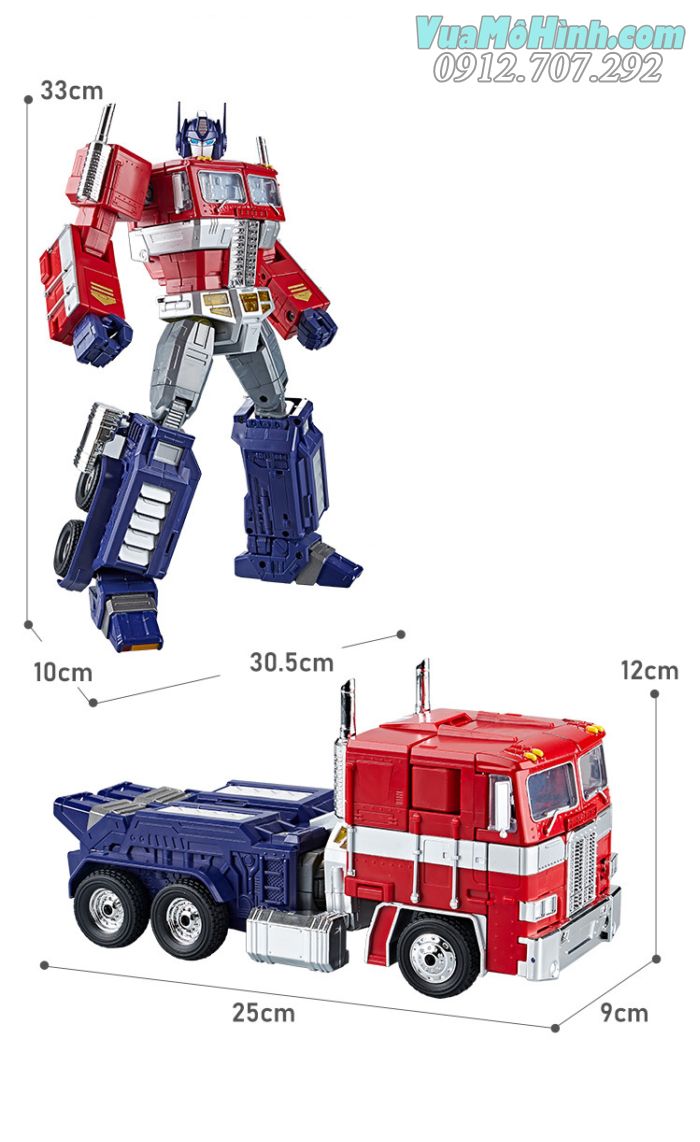 Mô Hình Transformers YOUHU Optimus Prime phiên bản ALLOY COMMANDER 8898D Transformer MPP-10