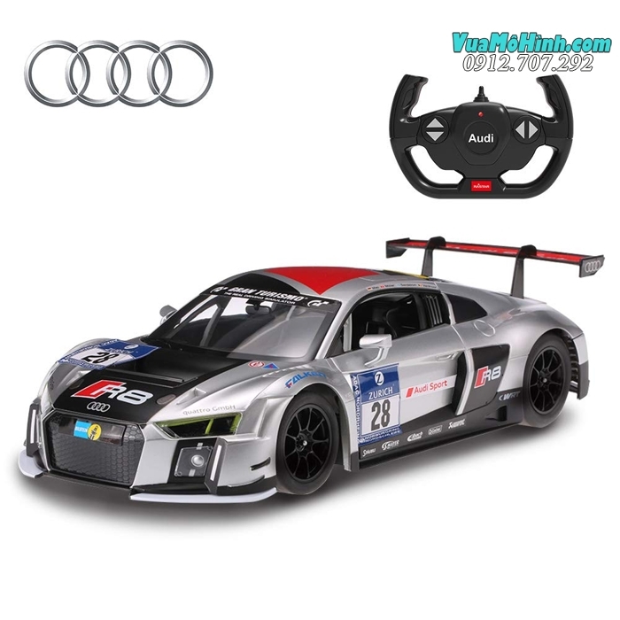 Mô hình xe Audi R8 ô tô điều khiển từ xa RC tỷ lệ 1:14 Rastar