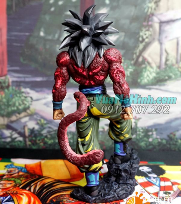 Mô hình Son Goku SS4 7 viên ngọc rồng Dragon Ball  màu đặc biệt cao 26cm