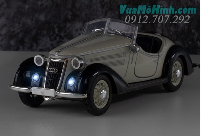 Mô hình tĩnh xe ô tô Audi Wanderer W25K Roadster 1936 tỉ lệ 1:32 vỏ kim loại