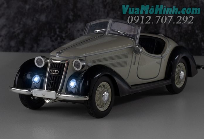 Mô hình tĩnh xe ô tô Audi Wanderer W25K Roadster 1936 tỉ lệ 1:32 vỏ kim loại