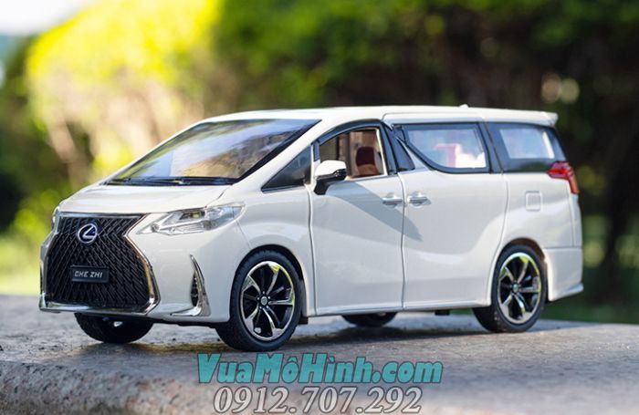 Mô hình tĩnh xe ô tô Lexus LM300H MPV  vỏ kim loại