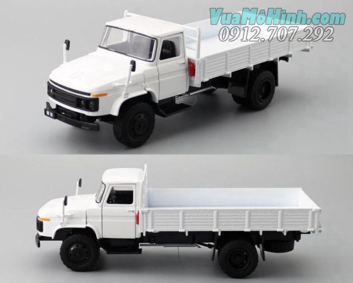 Mô hình tĩnh xe tải quân sự CA141 vỏ sắt tỉ lệ 1:36