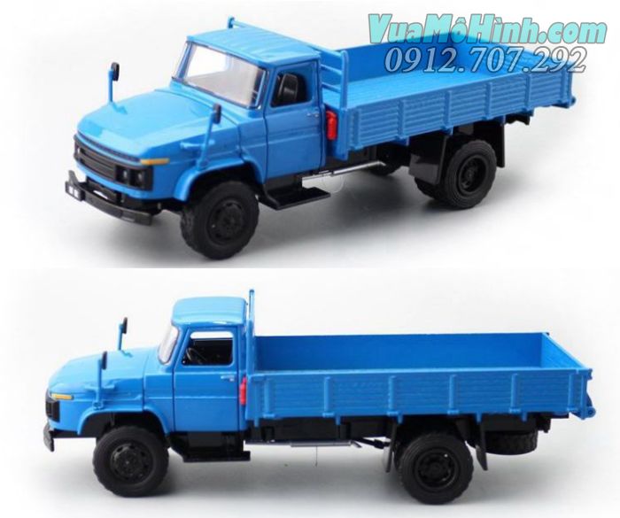 Mô hình tĩnh xe tải quân sự CA141 vỏ sắt tỉ lệ 1:36