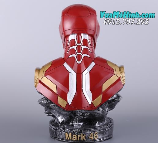 Mô hình Tượng bán thân người sắt Ironman Tony Stark MK46 Mavel Iron man