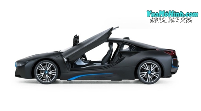 Mô hình xe BMW i8 siêu xe ô tô điều khiển từ xa 1:14 Rastar, sóng điều khiển 2.4Ghz chống trùng sóng, mở cửa tự động chỉ với một nút bấm